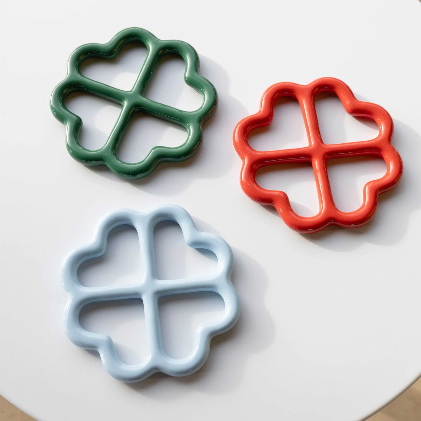 Dessous de plat - Trivet Clover vert
