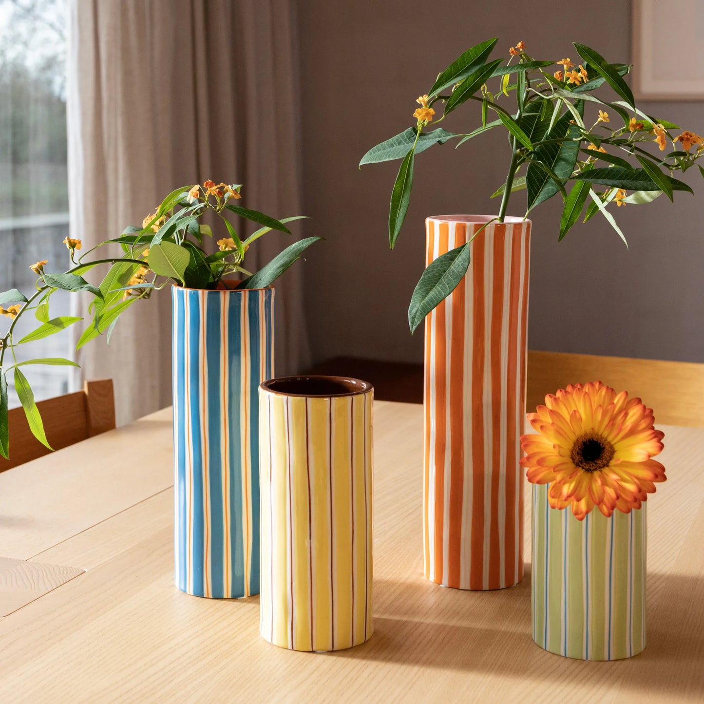 Vase Ray Orange
