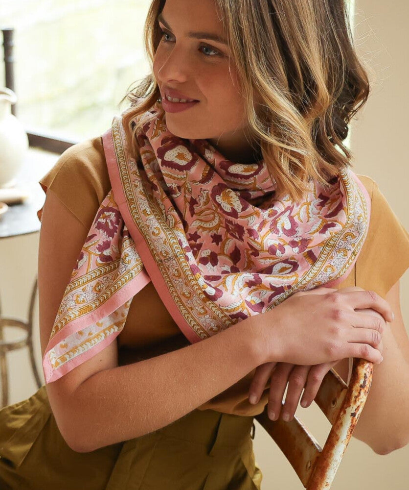 Foulard - Jaya rose blush