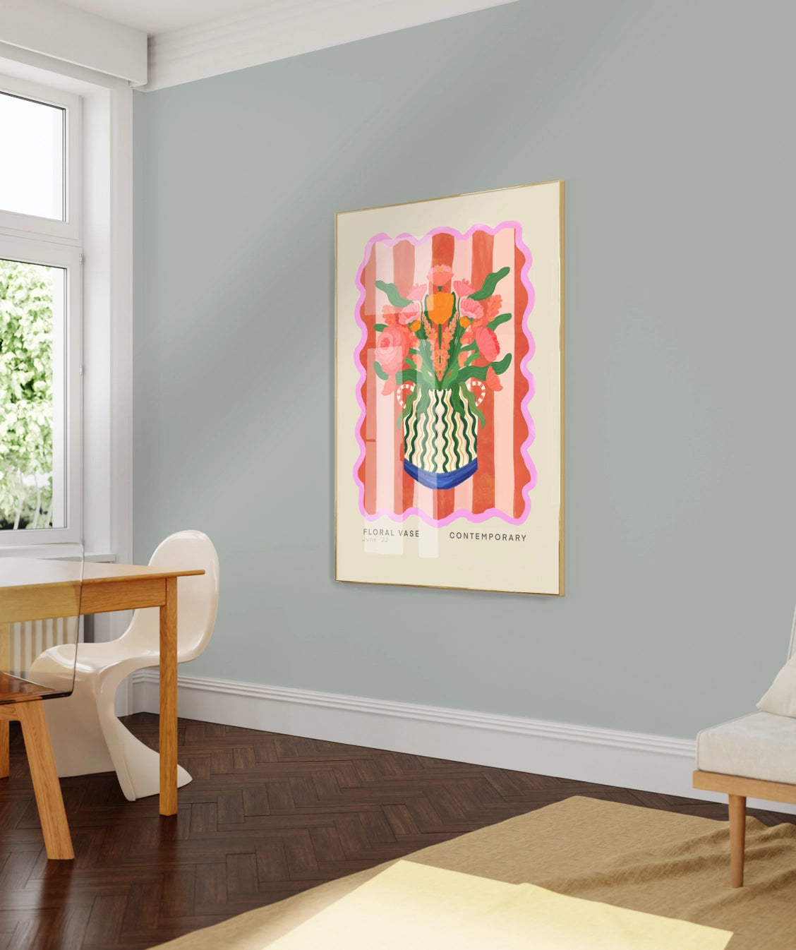 Floral Vase - ligne A4