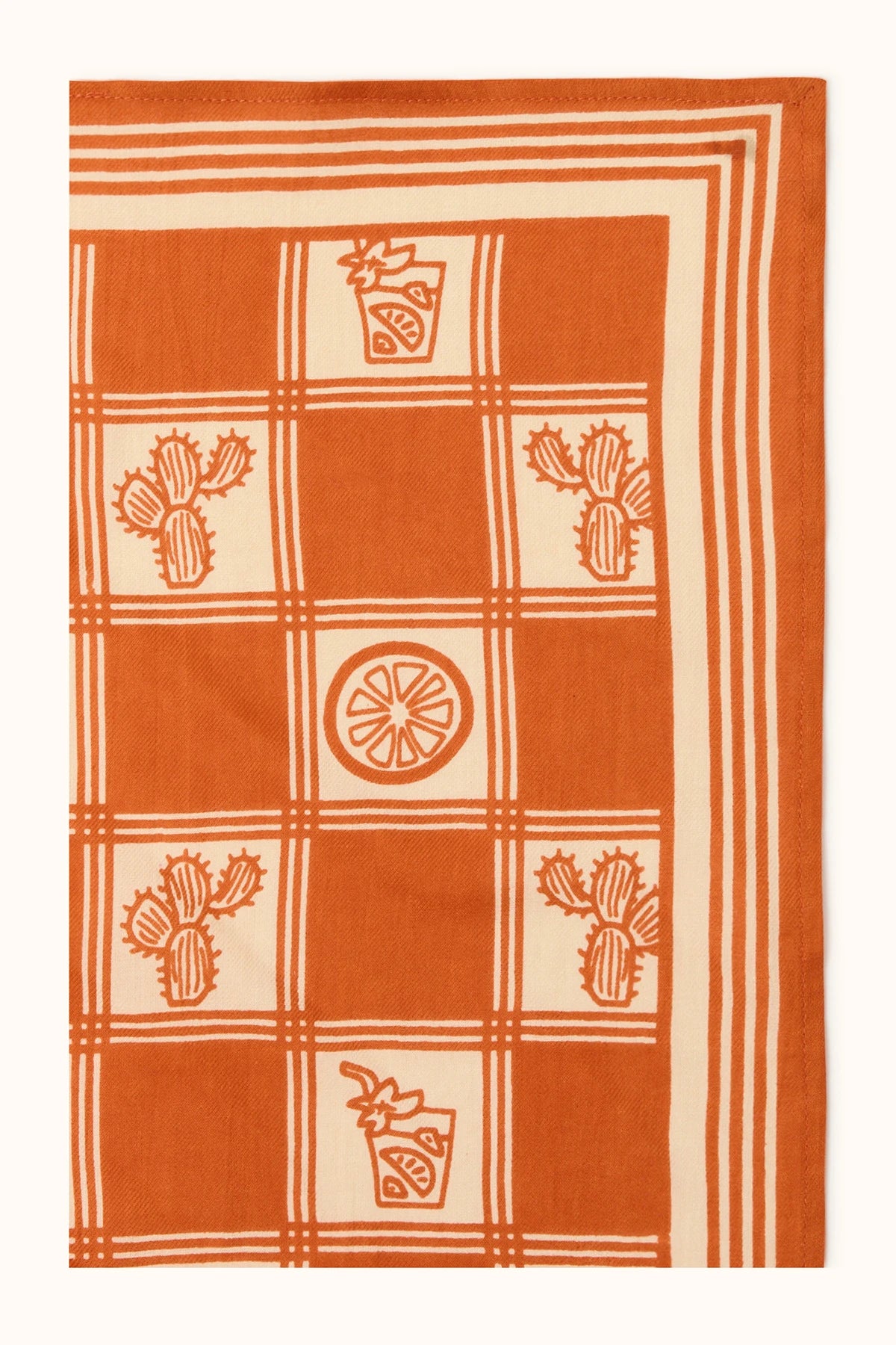 Foulard Manika - Citrus Auburn