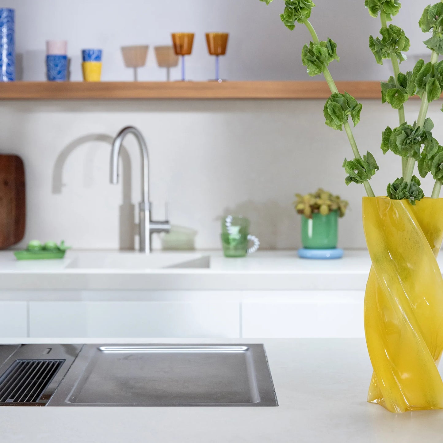 Vase Marshmallow Opaque Jaune