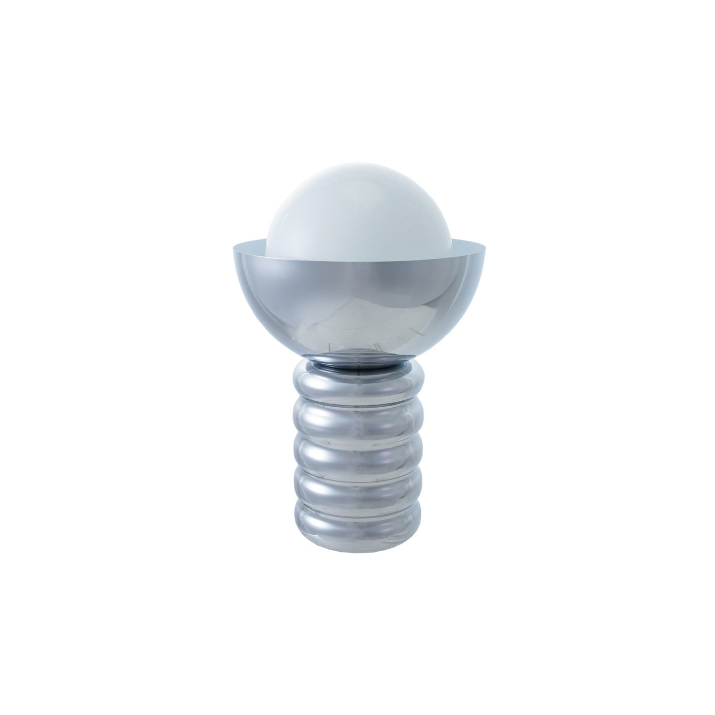 Lampe Nervurée en Métal