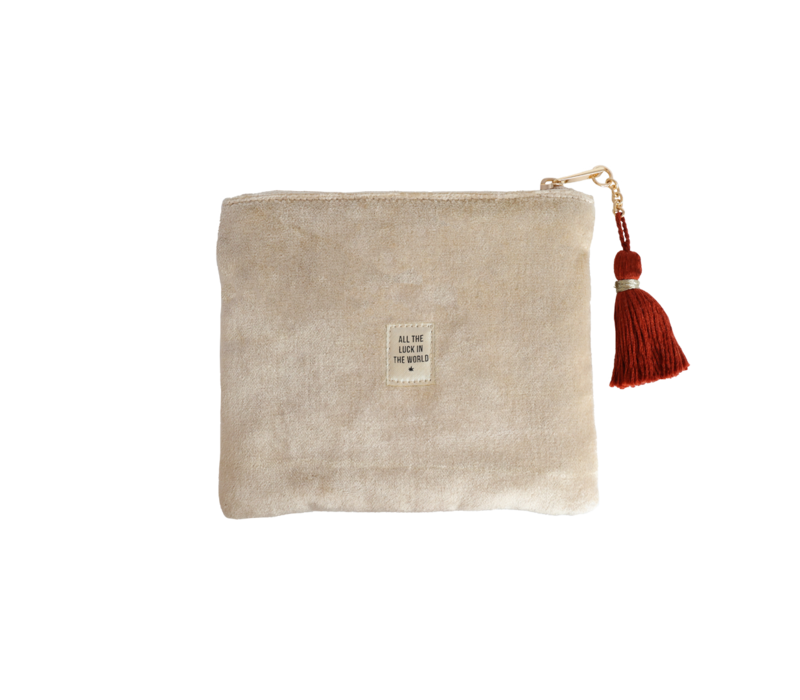 Pochette Perlée Tourtereaux