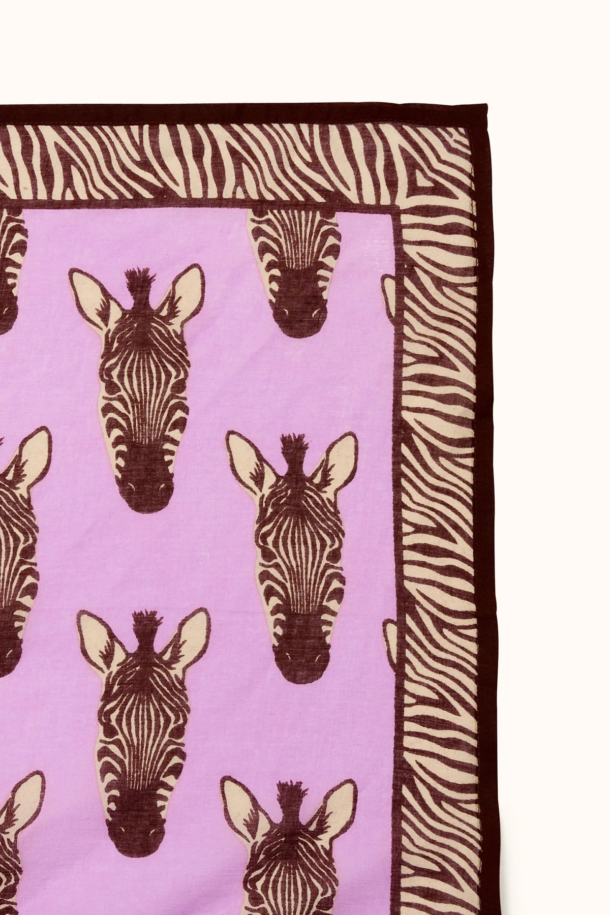 Foulard Dupitta - Zébre Mauve