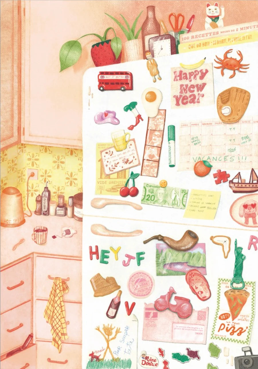 Jour Férié Puzzle La porte de Frigo