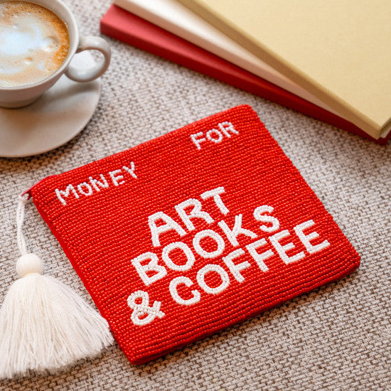 Pochette Money for Art, Books & Coffee