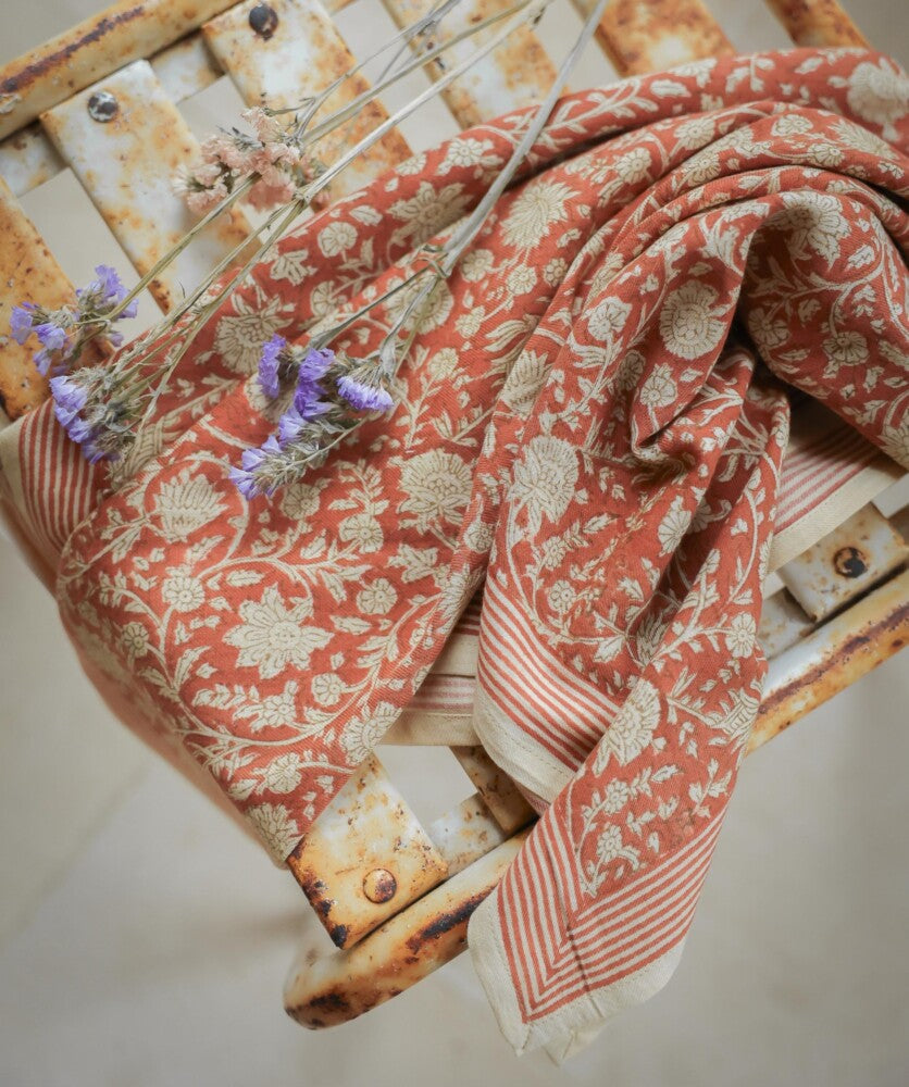 Foulard - Anjali Orange Brûlée