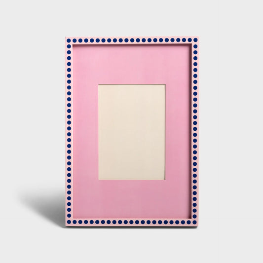 Cadre à Photo Patch Rose Dot