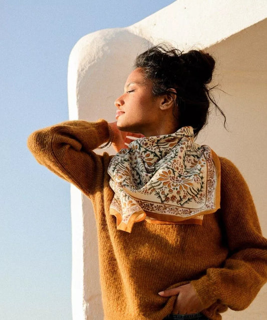 Foulard - caramel beurre salé