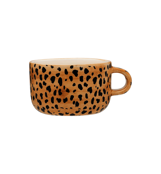 Tasse de Cappuccino Léopard
