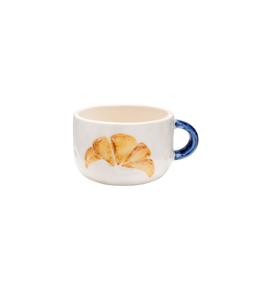 Tasse de Cappuccino Croissant