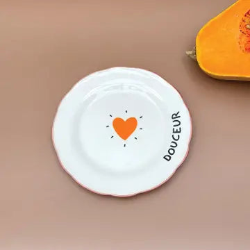 Assiette Amour coeur