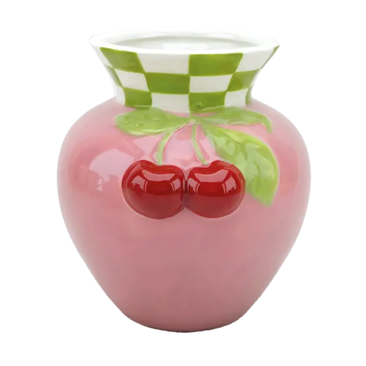 Vase Rose Cherry