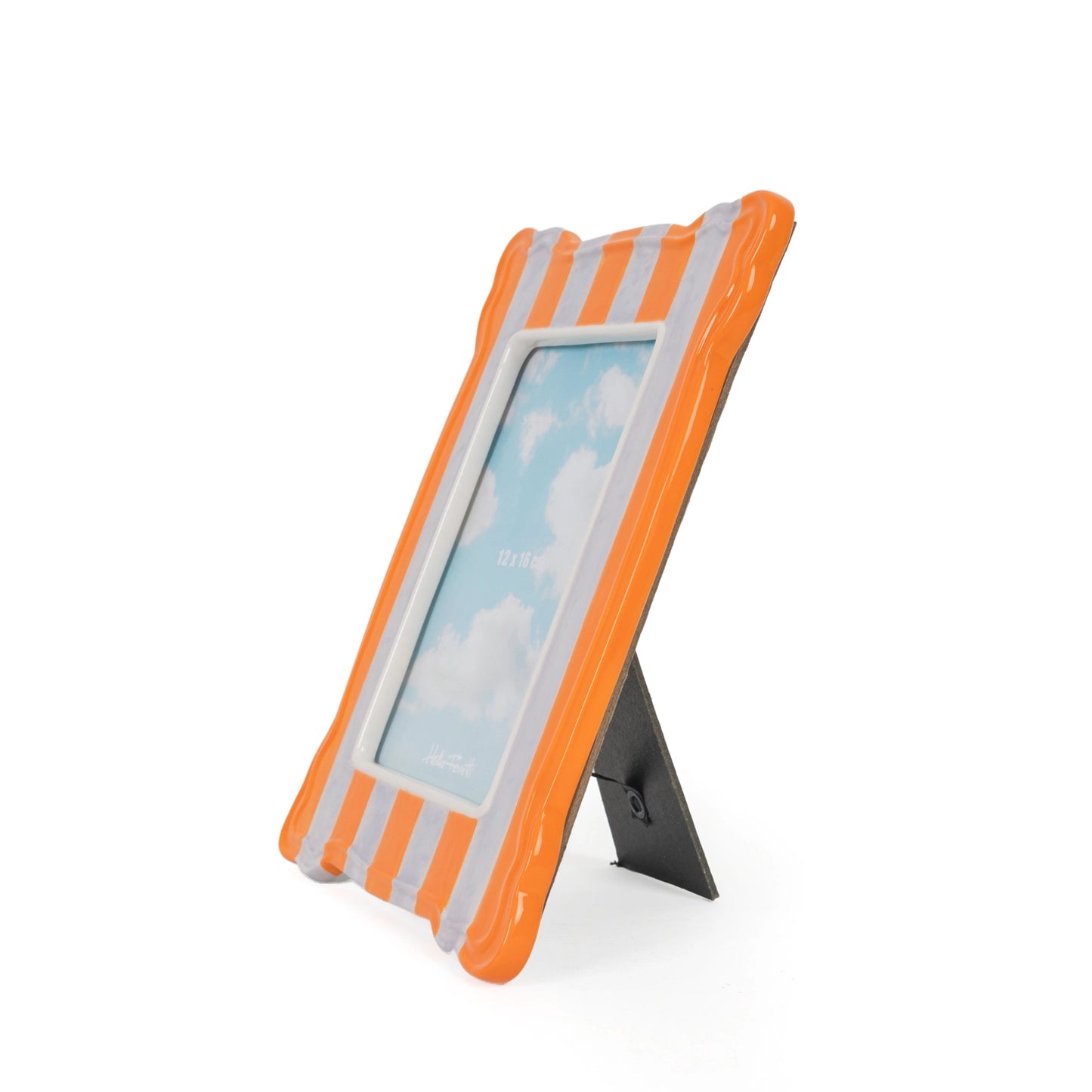 Cadre photo coucher de soleil orange