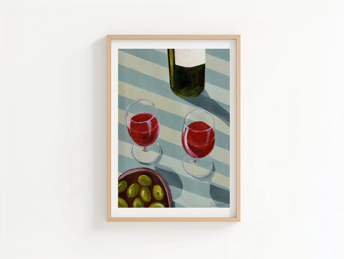 Blue Stripes & Wine - Susie Miller