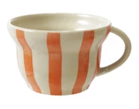 Tasse Rayé Paint à la Main