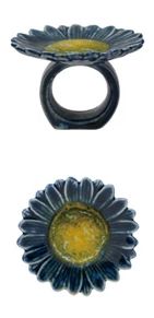 Rond de Serviette en Fleur