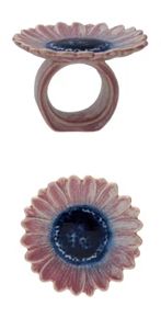 Rond de Serviette en Fleur