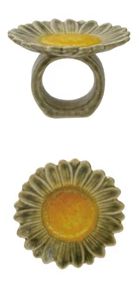 Rond de Serviette en Fleur