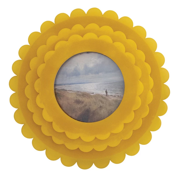 Cadre Rond Scalloped
