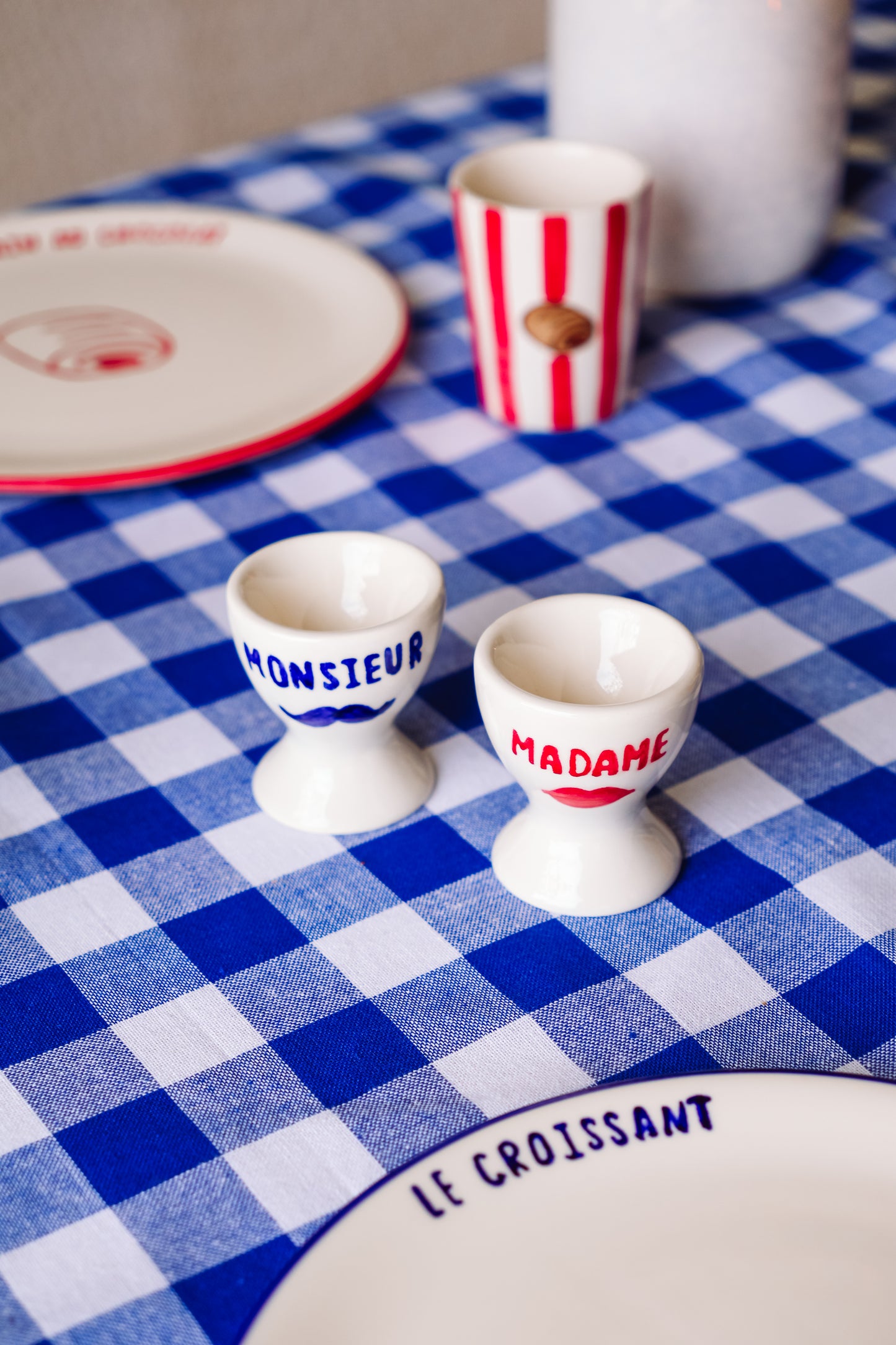 Egg cup m&m - pistache