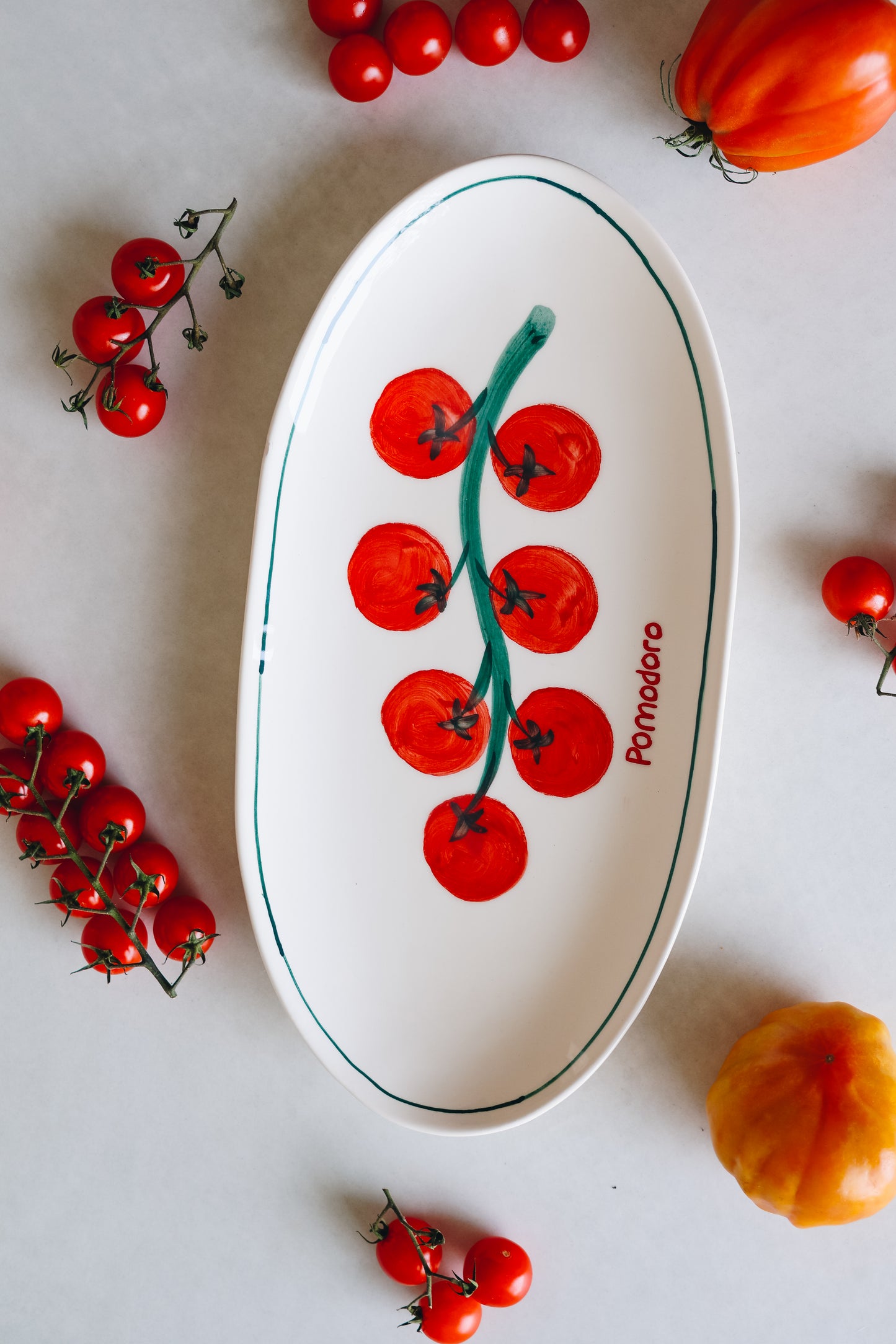 Pomodoro assiette - pistache