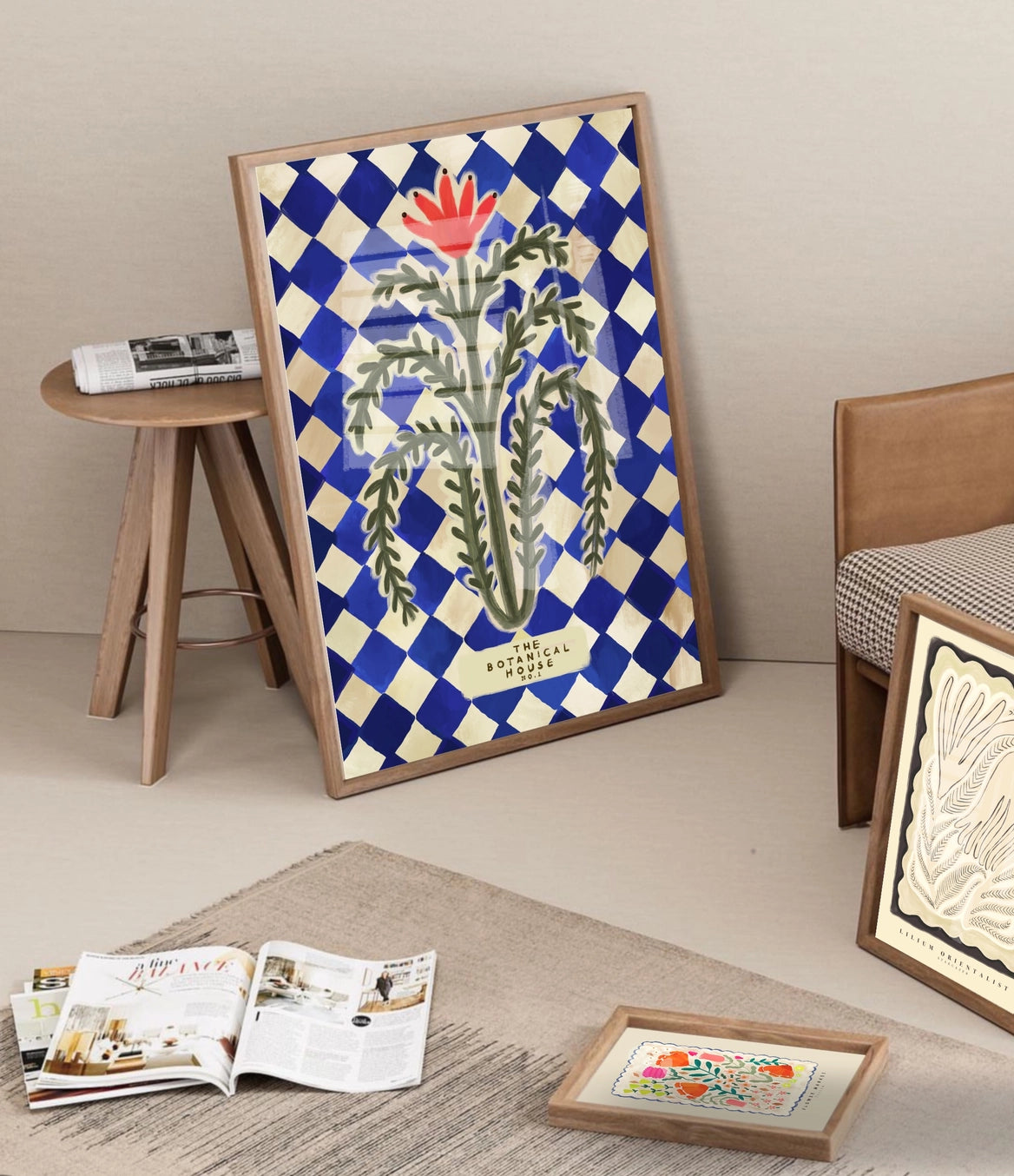 The botanical house - Bleu A4