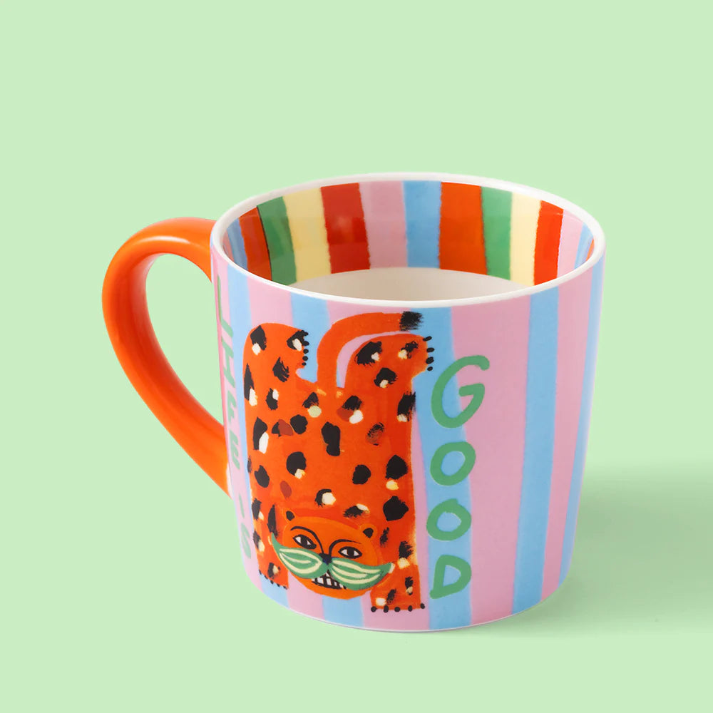 Tasse Life is Good Leopard