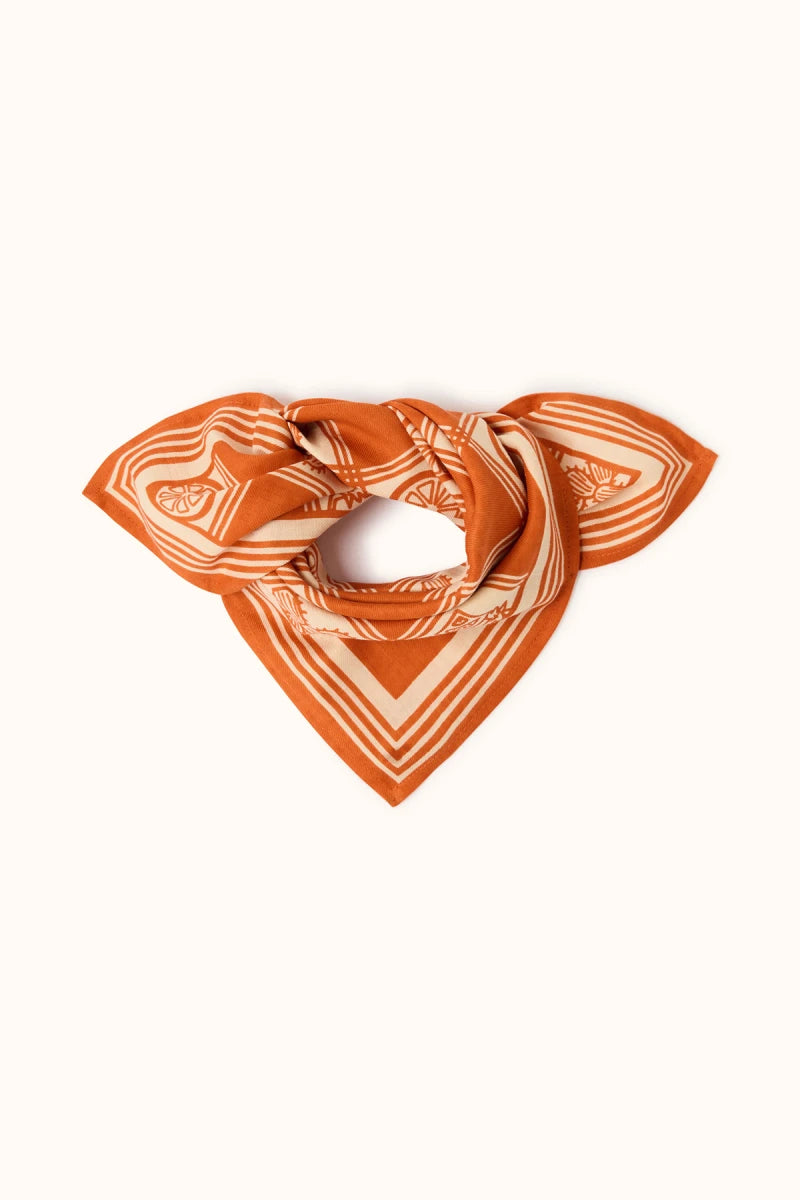 Foulard Manika - Citrus Auburn
