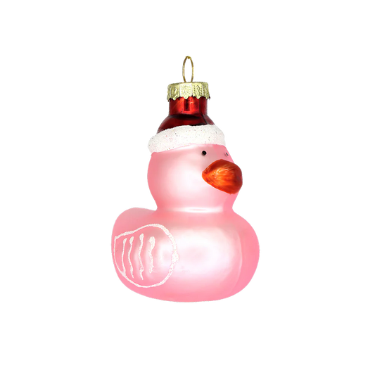 Ornement Duckie Rose
