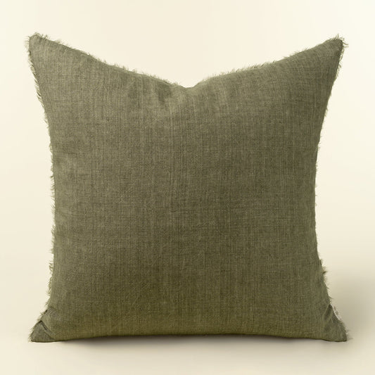 Coussin Lina 24x24" Olive