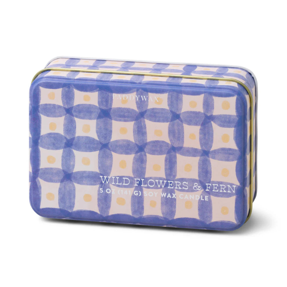 Everyday Tin - Wild flowers & fern