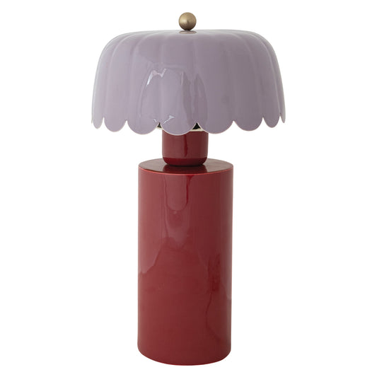 Lampe à Abat-Jour Scalloped