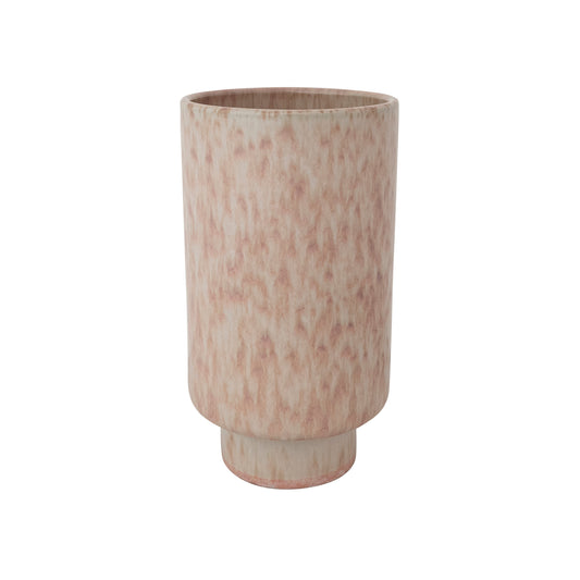 Vase Corail/Cream Reactive Glaze