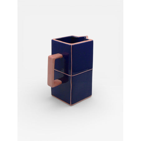 Carafe Tile Bleu/Rose