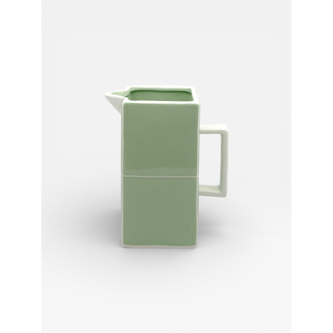 Carafe Tile Vert/Blanc
