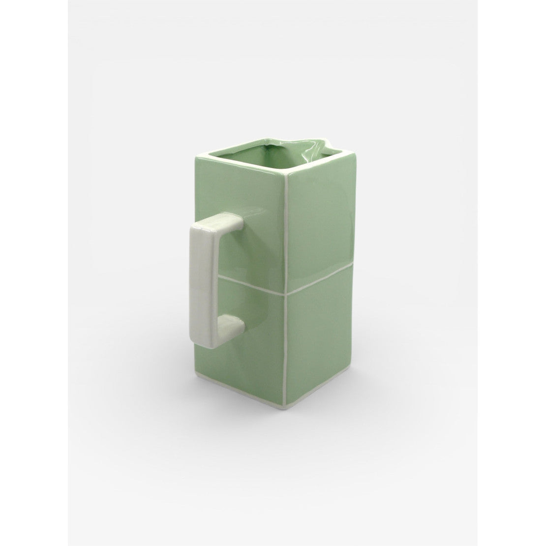 Carafe Tile Vert/Blanc