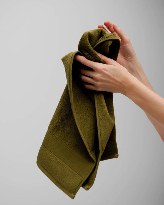 Serviette de Main Moss Green (Set de 2)