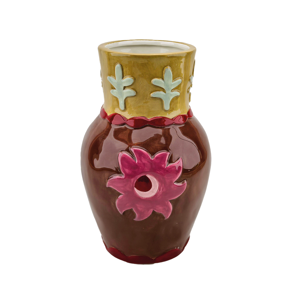 Vase Soleil Marron