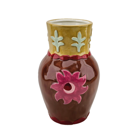 Vase Soleil Marron