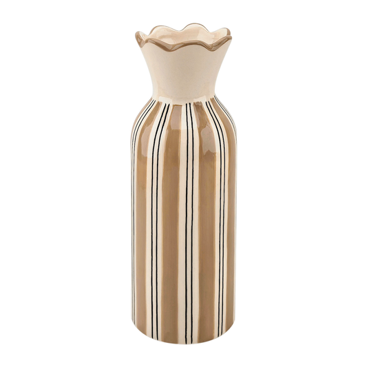 Vase Colorette Rayure Beige