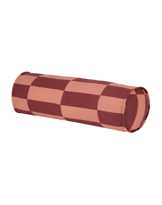 Coussin Cylindre Maroon Carrelage