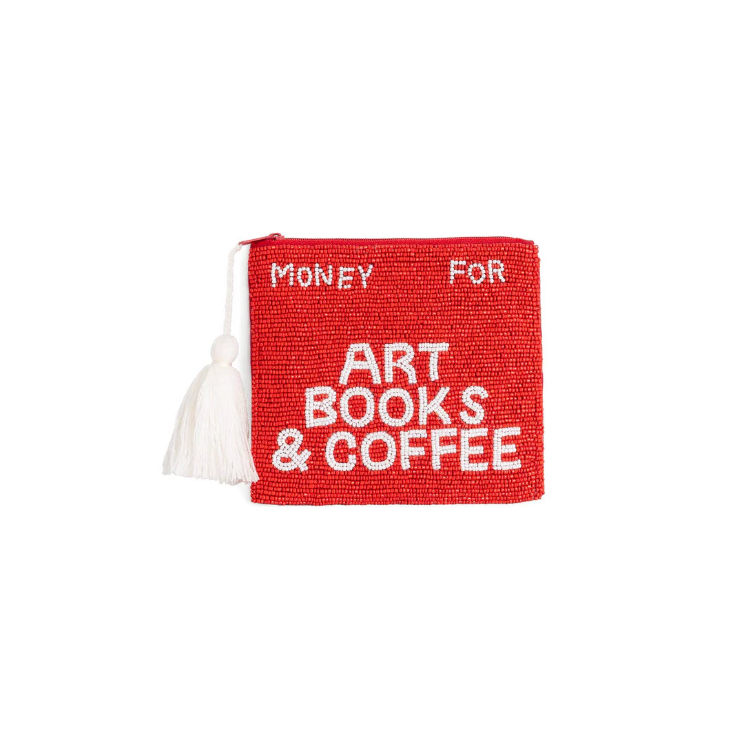 Pochette Money for Art, Books & Coffee