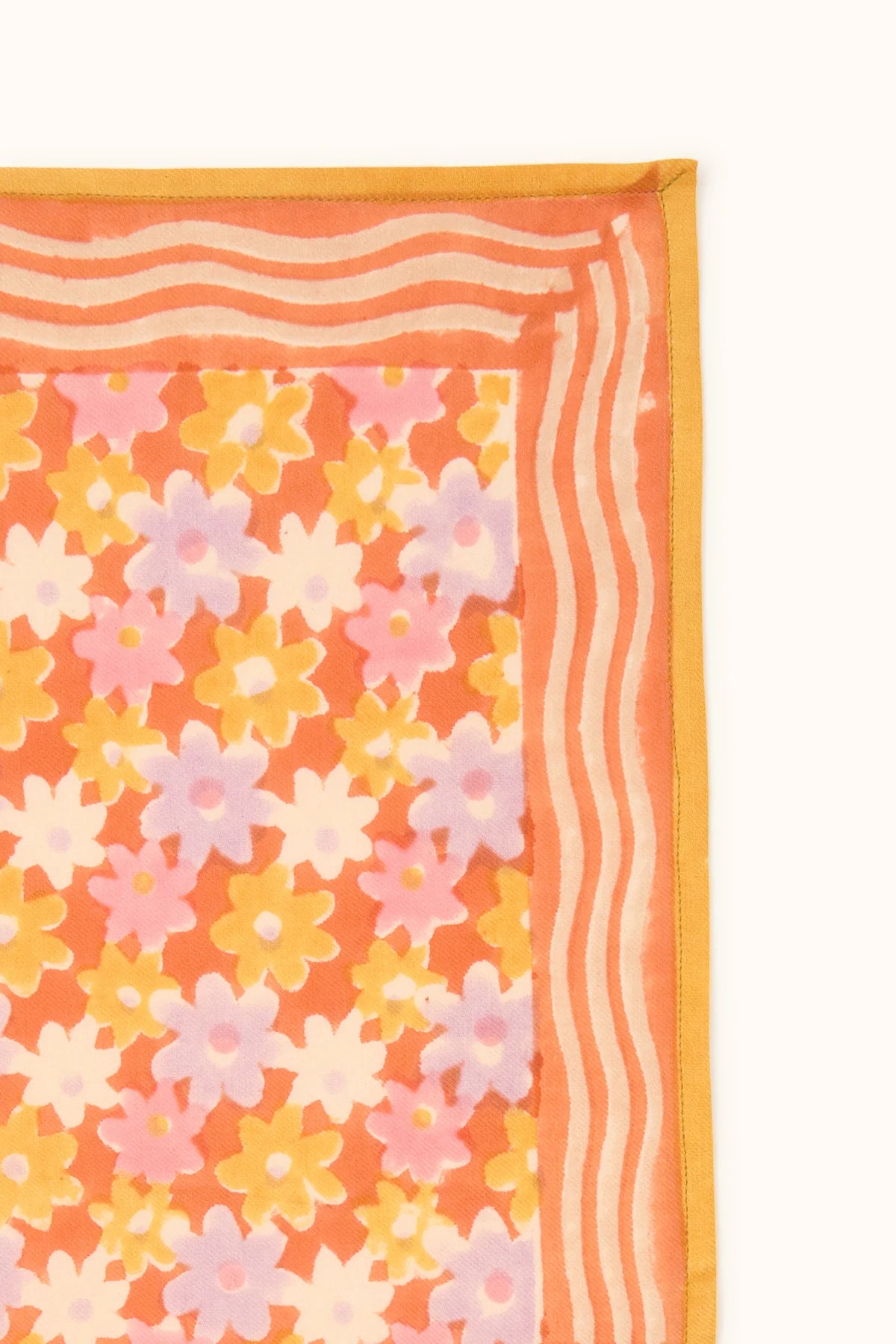 Foulard Manika - Paquerette Orange