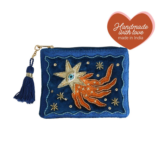 Pochette Perlée Oeil Étoile