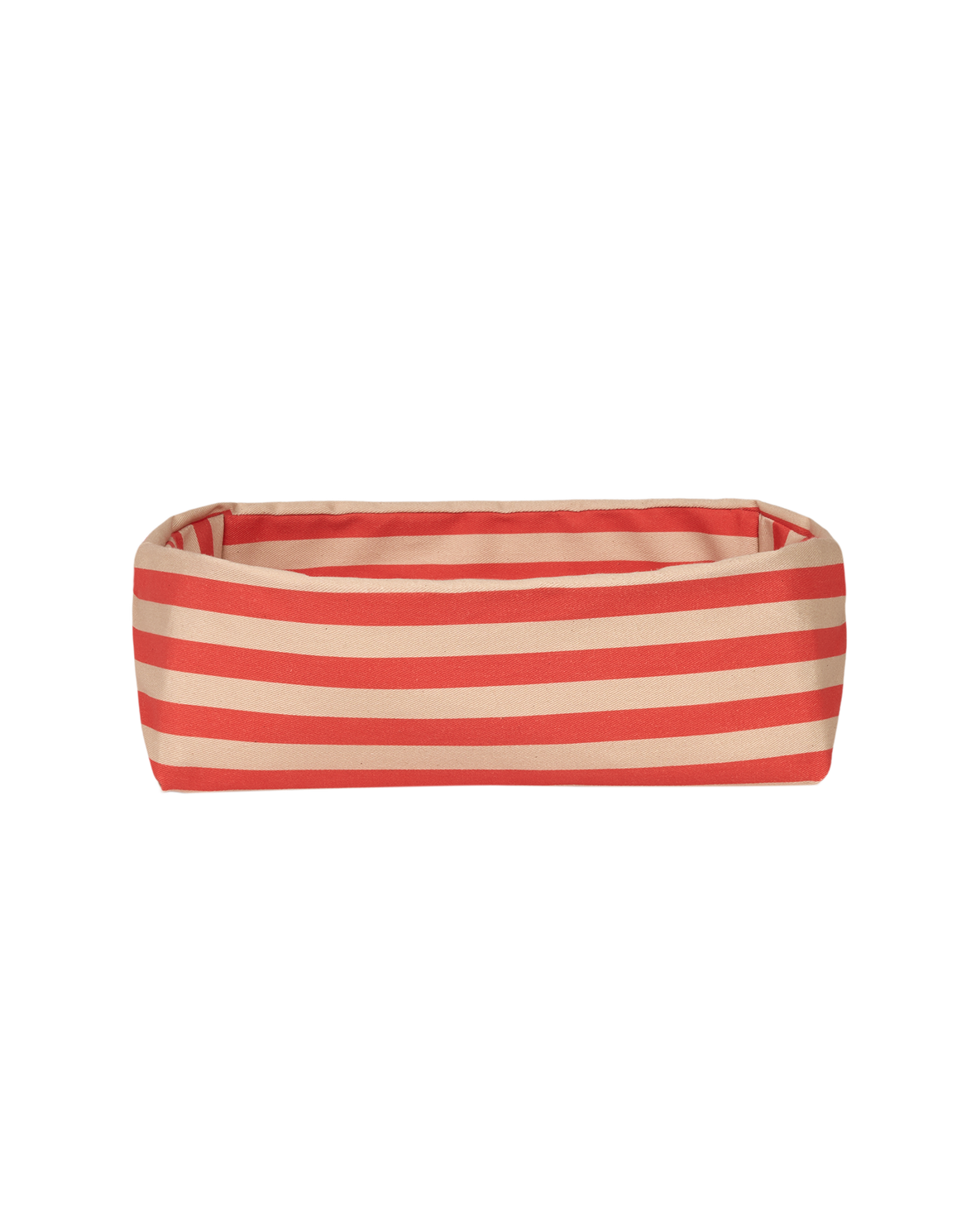Panier à Pain Rouge Rayure