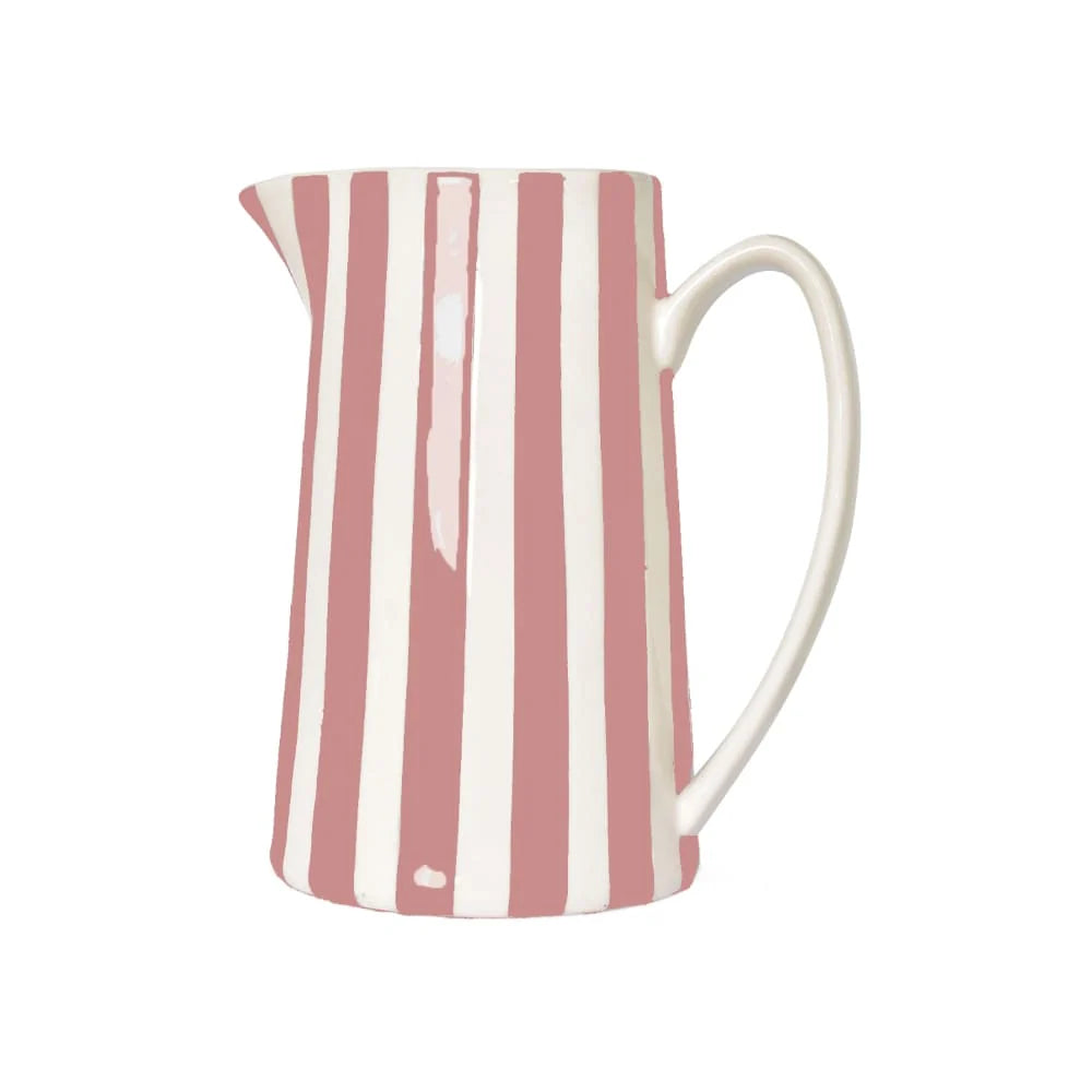 Pichet Rayure 1L Rose
