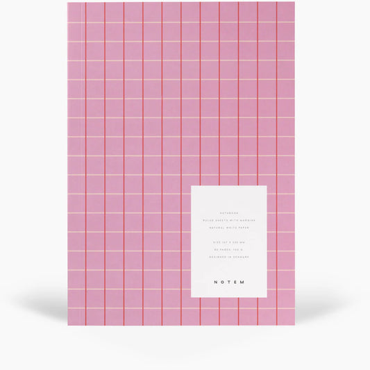 Notem Vita Notebook medium - Rose Grid