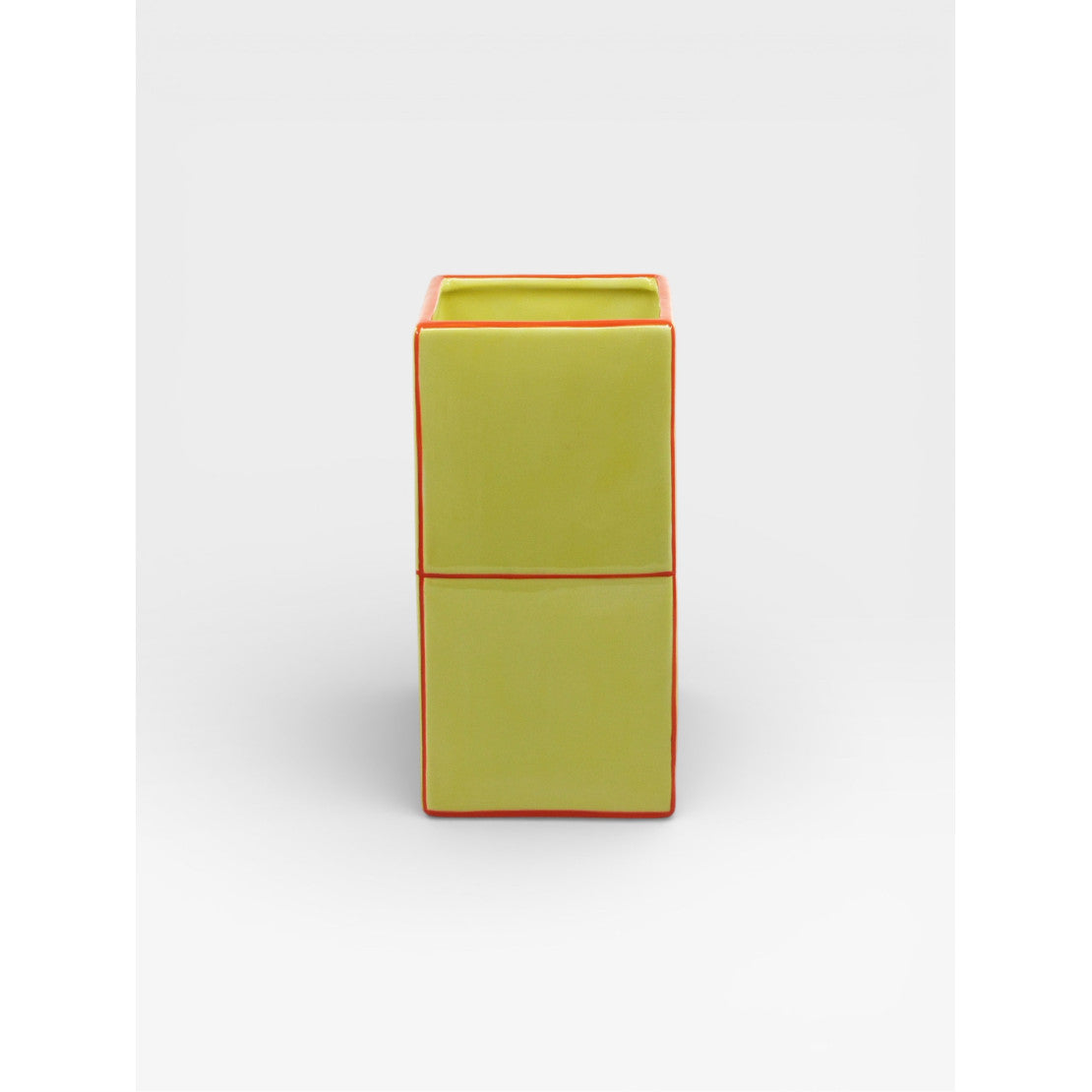 Vase Double Tile Jaune/Orange